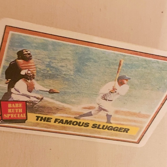 Collectible & Limited Edition Marked Babe Ruth “Slugger” 1991 Topps ⚾️ card - Picture 3 of 15
